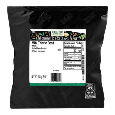Frontier Coop, Milk Thistle Whole Seed, 16 Oz Frontier Coop