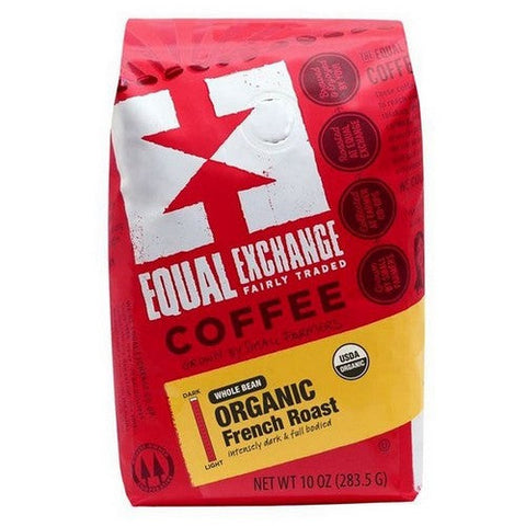 Equal Exchange, Organic French Roast Whole Bean Coffee, 10 Oz Equal Exchange