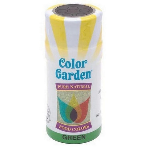 Color Garden, Green Natural Sugar Crystals, 3 Oz Color Garden