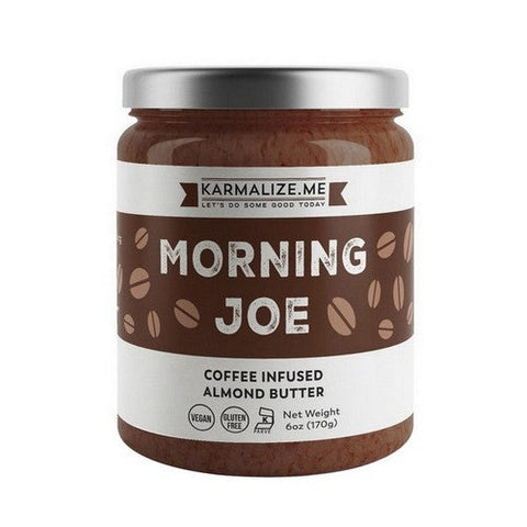 Karmalize.Me, Morning Joe Coffee Infused Almond Butter, 6 Oz Karmalize.Me