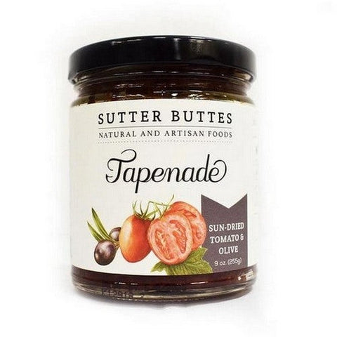 Sutter Buttes, Sun Dried Tomato And Olive Tapenade, 9 Oz Sutter Buttes