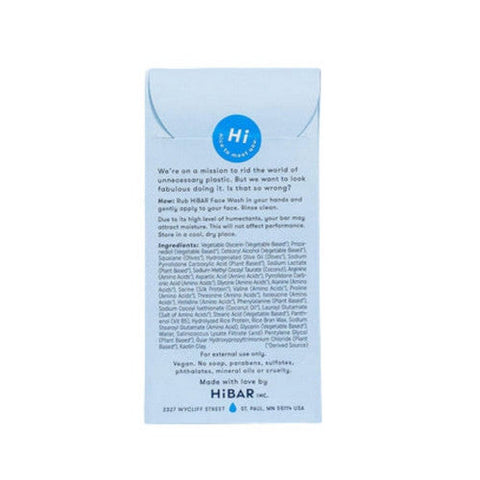 HiBAR, Face Wash Hydrate, 2 Oz