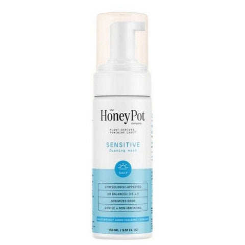The Honey Pot, Sensitive Foaming Wash, 5.51 Oz