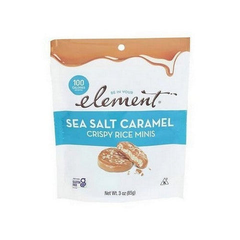 Element Snacks, Sea Salt Caramel Crispy Rice Minis, 3 Oz Element Snacks