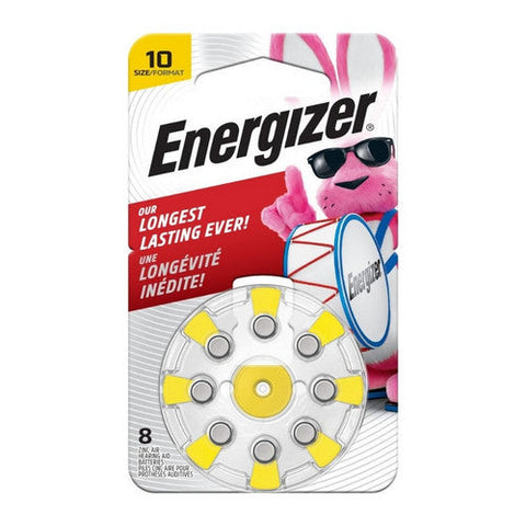 Energizer, Hearing Aid Batteries Size 10, 8 Each Energizer