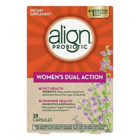 Align Probiotic, Women'S Dual Action Daily Probiotic Supplement, 28 Caps Align Probiotic