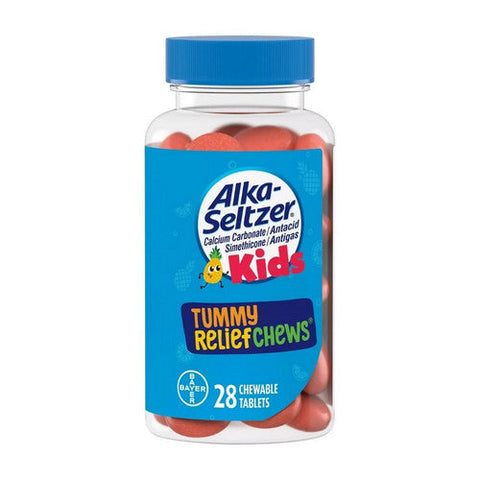Alka-Seltzer, Kids Tummy Relief Chews Fruit Punch, 28 Each Alka-Seltzer