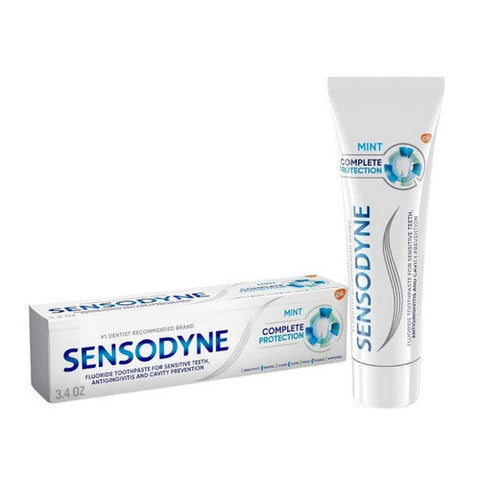 Sensodyne, Complete Protection Fluoride Toothpaste For Sensitive Teeth Mint, 3.4 Oz Sensodyne