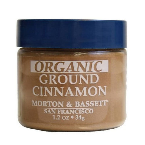 Morton & Bassett, Organic Ground Cinnamon Mini, 1.2 Oz (Case Of 3) Morton & Bassett