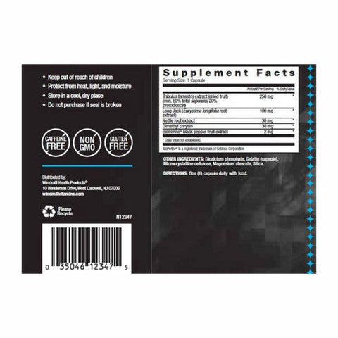 Cybergenics, IsoTest Testosterone Booster, 60 Capsules