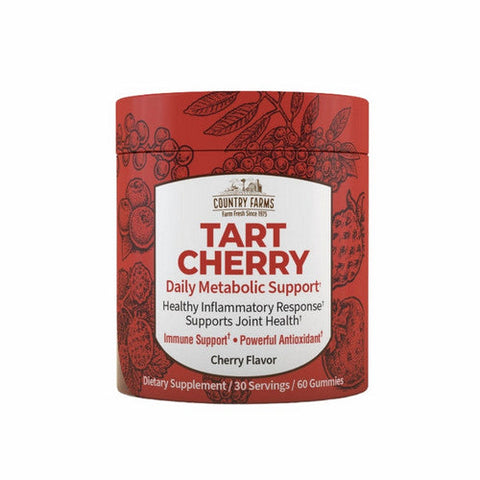 Country Farms, Tart Cherry, 60 Gummies Country Farms