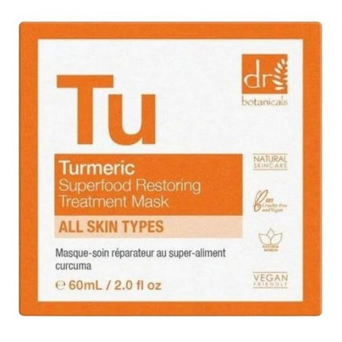 Dr Botanicals, Turmeric Superfood Restoring Treatment Mask, 2 Oz Dr Botanicals