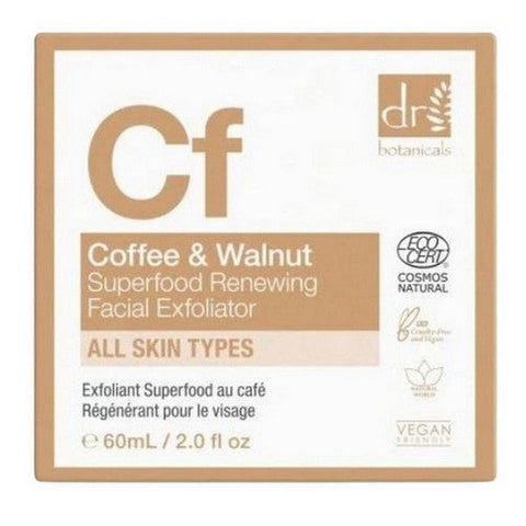 Dr Botanicals, Coffee Superfood Renewing Facial Exfoliator, 2 Oz Dr Botanicals
