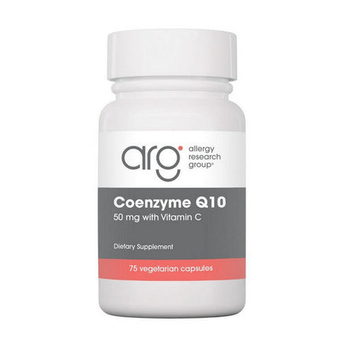 Nutricology/ Allergy Research Group, Coenzyme Q10 With Vitamin C, 50 Mg, 75 Veg Caps Nutricology/ Allergy Research Group