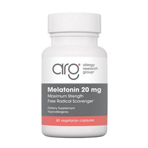 Melatonin High Potency Melatonin 60 Veg Caps by Nutricology/ Allergy Research Group