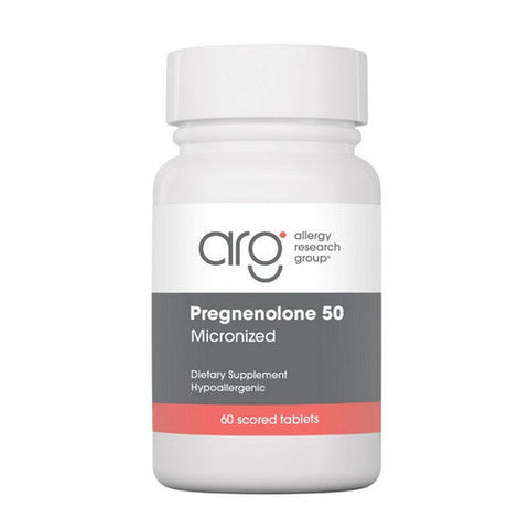 Nutricology/ Allergy Research Group, Pregnenolone Micronized Lipid Matrix, 50 Mg, 60 Tabs