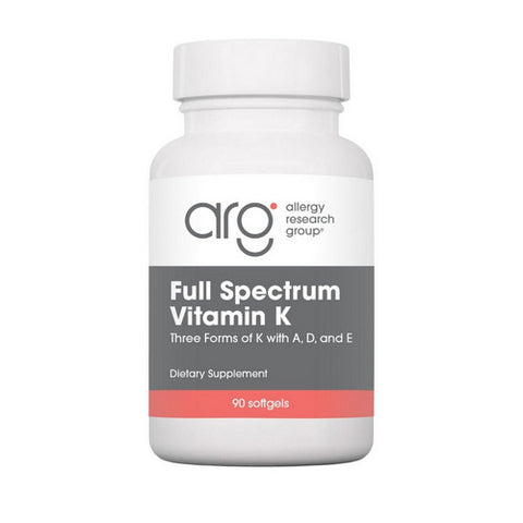 Full Spectrum Vitamin K With A  D And E 90 Softgels by Nutricology/ Allergy Research Group