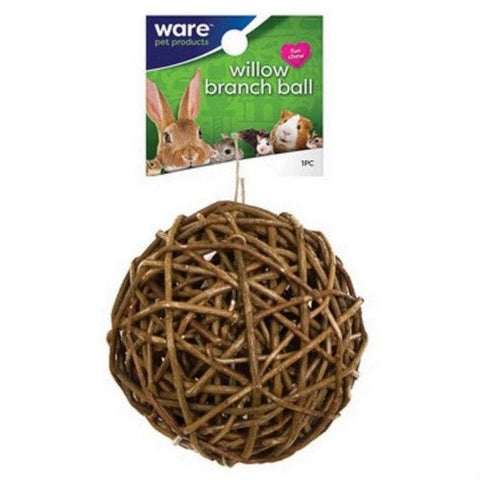 Ware Manufacturing, Animal Willow Branch Ball Small, 1 Each / 4 Inches Ware Manufacturing