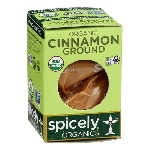 Spicely Organics, Organic Cinnamon Ground, 0.45 Oz (Case Of 6) Spicely Organics