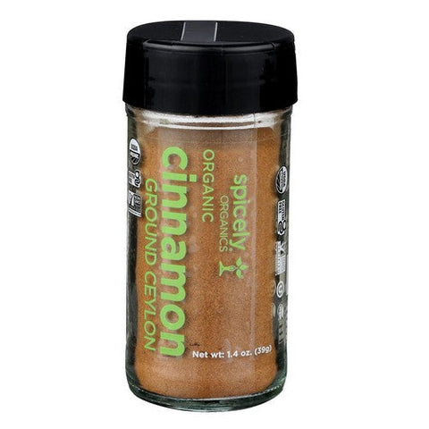 Spicely Organics, Organic Cinnamon Ceylon Ground, 1.4 Oz (Case Of 3) Spicely Organics