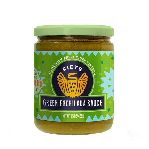 Siete, Green Enchilada Sauce, 15 Oz (Case Of 6)