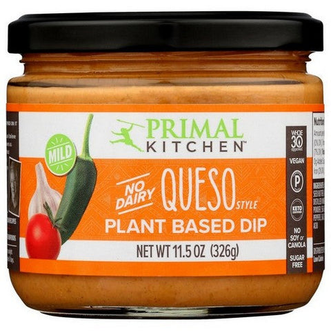Primal Kitchen, Queso Style Plant Based Dip Mild, 11.5 Oz (Case Of 6) Primal Kitchen