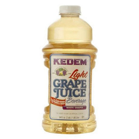 Kedem, Lite White Grape Juice, 64 Oz (Case Of 8) Kedem