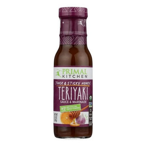 Primal Kitchen, Teriyaki Sauce Honey, 8.5 Oz (Case Of 6) Primal Kitchen