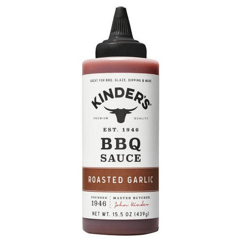 Kinders, Roasted Garlic BBQ Sauce, 15.5 Oz (Case Of 6) Kinders