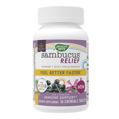 Sambucus, Sambucus Relief Chewables for Kids, 36 Tabs Sambucus