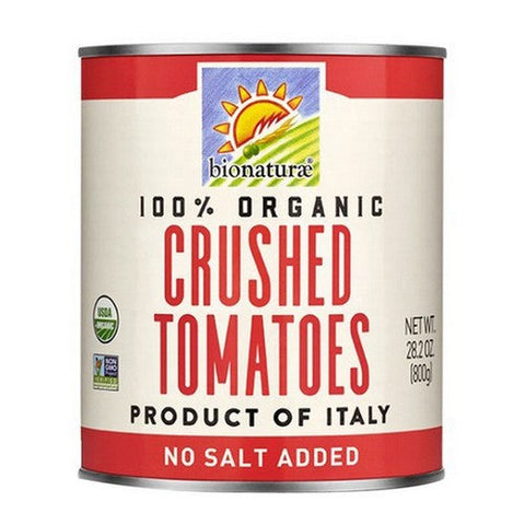 Bionaturae, Organic Crushed Tomatoes, 28.2 Oz(Case Of 6)