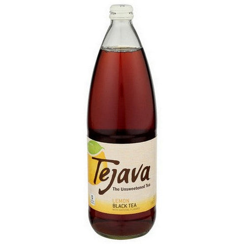 Tejava, Black Tea Lemon, 33.8 Oz(Case Of 12) Tejava