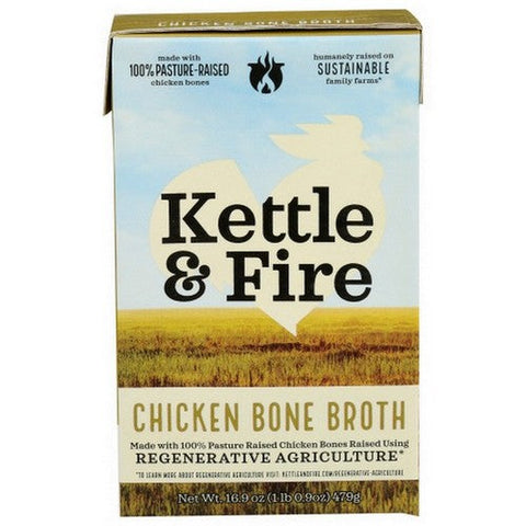 Functional Remedies, Regenerative Chicken Bone Broth, 16.9 Oz(Case Of 6)