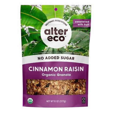 Alter Eco, Organic Granola Cinnamon Raisin, 8 Oz(Case Of 6) Alter Eco