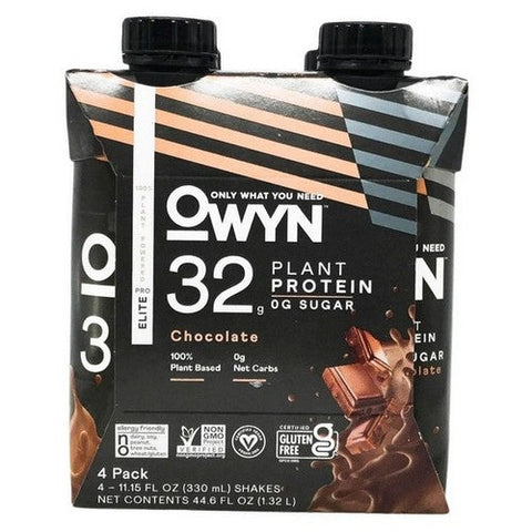 Owyn, Elite Sports Drink Tetra Pack Chocolate, 44.6 Oz(Case Of 3) Owyn