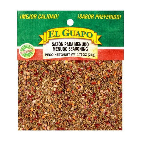El Guapo, Menudo Seasoning, 0.75 Oz(Case Of 12)