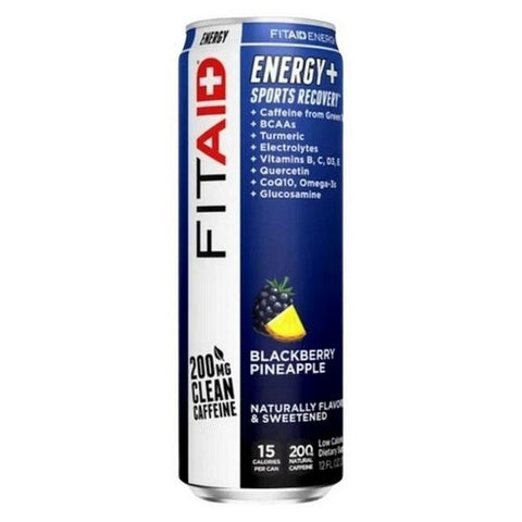 Fitaid Blackberry Pineapple Energy Sports Recovery Drink 12 Oz(Case Of 12) by Lifeaid Beverage