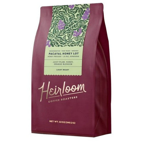 Heirloom, Pacayal Honey Lot Coffee, 12 Oz(Case Of 6)