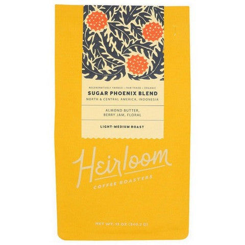 Heirloom, Sugar Phoenix Coffee Blend, 12 Oz(Case Of 6)