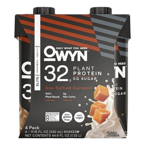 Owyn, Caramel Elite Protein Salted, 44.6 Oz(Case Of 3) Owyn