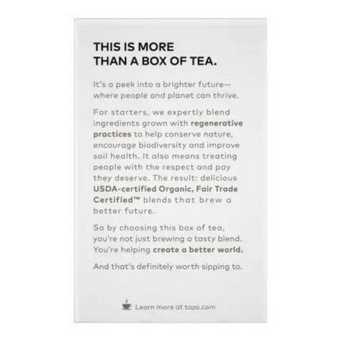 Tazo, Regenerative Organic Awake English Breakfast Tea, 16 Bags (Case Of 6)