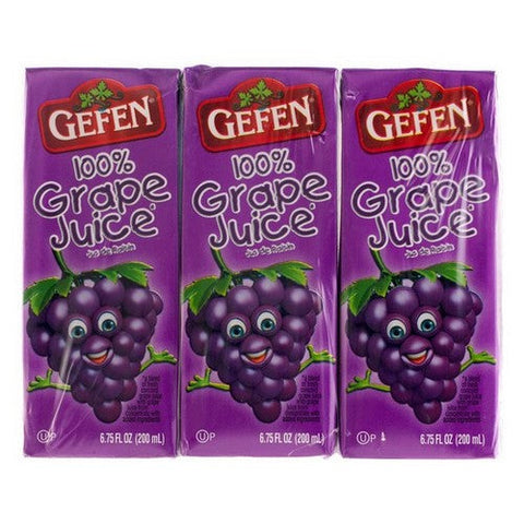 Gefen, Grape Juice Box Brick Pack, 20.25 Oz(Case Of 9) Gefen