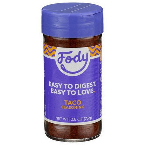 Fody Foods, Taco Seasoning, 2.6 Oz(Case Of 6) Fody Foods