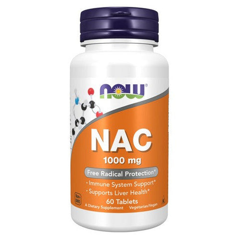 Now Foods, N-Acetyl-Cysteine, 1000 Mg, 60 Veg Caps Now Foods