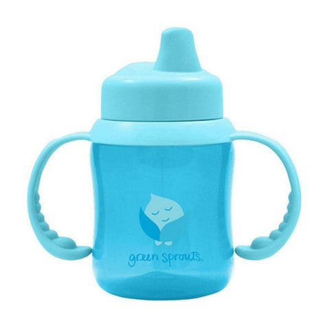Green Sprouts, Non Spill Sippy 6-12 Months Aqua, 1 Count Green Sprouts