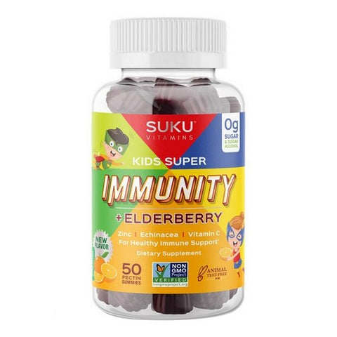 SUKU Vitamins, Kid's Super Immunity, 50 Gummies SUKU Vitamins