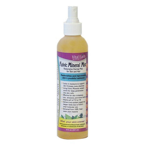 Vital Earth Minerals, Fulvic Mineral Mist For Refreshing Skin And Hair, 8 Oz Vital Earth Minerals