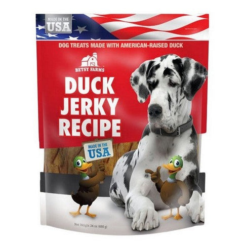 Betsy Farms, Dog Jerky Duck, 24 Oz Betsy Farms