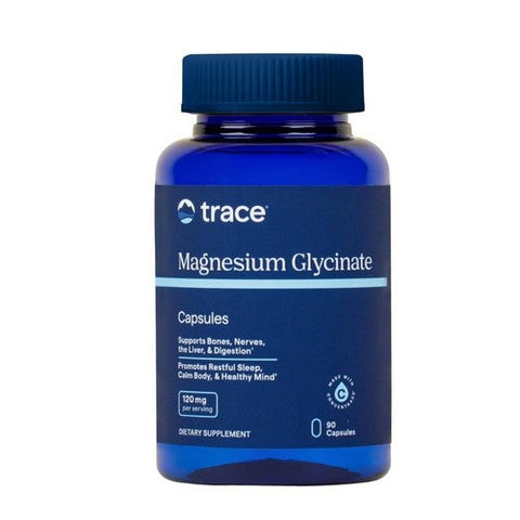 Trace Minerals, Magnesium Glycinate, 120 mg, 90 Count Trace Minerals