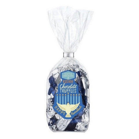 Seattle Chocolate Co., Oy To The World Hannukah Truffle Gift Bag, 5 Oz